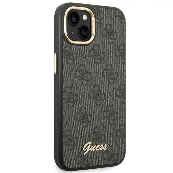 Guess GUHCP14MHG4SHK iPhone 14 Plus 6.7 ’black / black hard case 4G Vintage Gold Logo - Cell phone cases