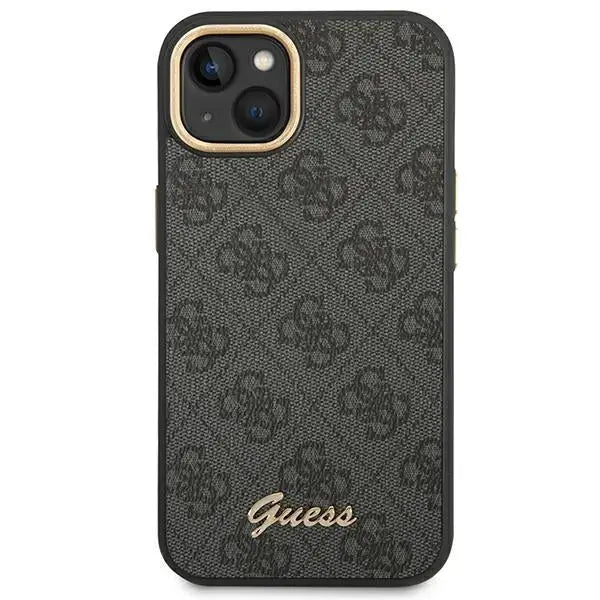 Guess GUHCP14MHG4SHK iPhone 14 Plus 6.7 ’black / black hard case 4G Vintage Gold Logo - Cell phone cases