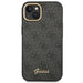 Guess GUHCP14MHG4SHK iPhone 14 Plus 6.7 ’black / black hard case 4G Vintage Gold Logo - Cell phone cases