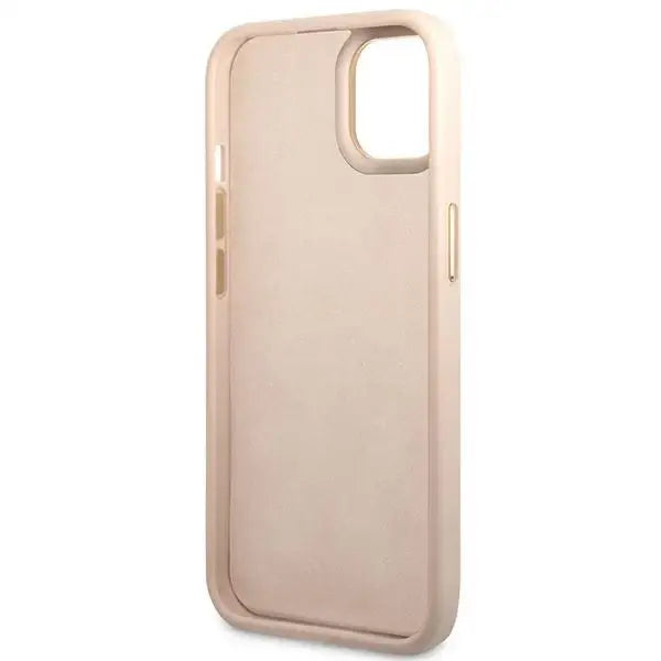 Guess GUHCP14MHG4SHP iPhone 14 Plus 6.7 ’pink / pink hard case 4G Vintage Gold Logo - Cell phone cases