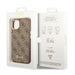 Guess GUHCP14MHG4SHW iPhone 14 Plus 6.7 ’brown / brown hard case 4G Vintage Gold Logo - Cell phone cases