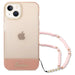 Guess GUHCP14MHGCOHP iPhone 14 Plus 6.7’’ pink/pink hardcase Translucent Pearl Strap - Cell phone cases