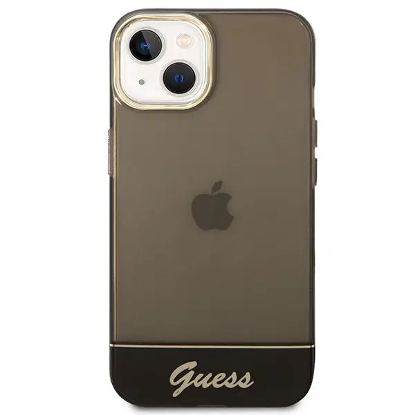 Guess GUHCP14MHGCOK iPhone 14 Plus 6.7 ’black / black hardcase Translucent - Cell phone cases and covers<<<HurtelXML