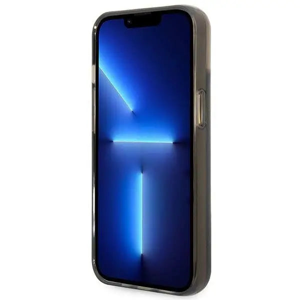 Guess GUHCP14MLFCTPK iPhone 14 Plus 6.7’’ black/black hardcase Liquid Glitter Palm Collection - Cell phone cases