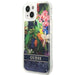 Guess GUHCP14MLFLSB iPhone 14 Plus 6.7 ’blue / blue hardcase Flower Liquid Glitter - Cell phone cases