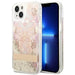 Guess GUHCP14MLFLSD iPhone 14 Plus 6.7’’ gold/gold hardcase Paisley Liquid Glitter - Cell phone cases