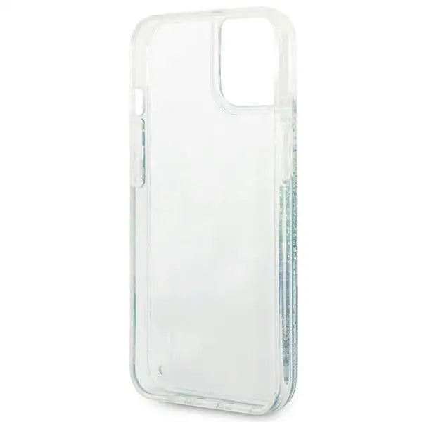 Guess GUHCP14MLFLSN iPhone 14 Plus 6.7 ’green / green hardcase Flower Liquid Glitter - Cell phone cases
