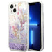 Guess GUHCP14MLFLSU iPhone 14 Plus 6.7 ’violet / purple hardcase Flower Liquid Glitter - Cell phone cases