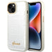 Guess GUHCP14SHGCRHS iPhone 14 6.1 ’silver / silver hardcase Croco Collection - Cell phone cases and covers<<<HurtelXML