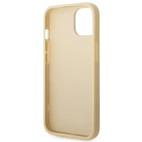 Guess GUHCP14SHGGSHD iPhone 14 6.1’’ gold/gold hard case Glitter Script - Cell phone cases and covers<<<HurtelXML