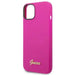 Guess GUHCP14SSLSMF iPhone 14 6.1’’ fuchsia/fuschia hard case Silicone Vintage Gold Logo - Cell phone cases