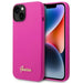 Guess GUHCP14SSLSMF iPhone 14 6.1’’ fuchsia/fuschia hard case Silicone Vintage Gold Logo - Cell phone cases