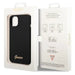 Guess GUHCP14SSLSMK iPhone 14 6.1’’ black/black hard case Silicone Vintage Gold Logo - Cell phone cases