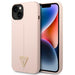 Guess GUHCP14SSLTGP iPhone 14 6.1’’ pink/pink hardcase Silicone Triangle - Cell phone cases and covers<<<HurtelXML