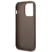 Guess GUHCP14XG4GLBR iPhone 14 Pro Max 6.7’’ brown/brown hard case 4G Stripe Collection - Cell phone cases