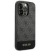 Guess GUHCP14XG4GLGR iPhone 14 Pro Max 6.7’’ grey/grey hard case 4G Stripe Collection - Cell phone cases