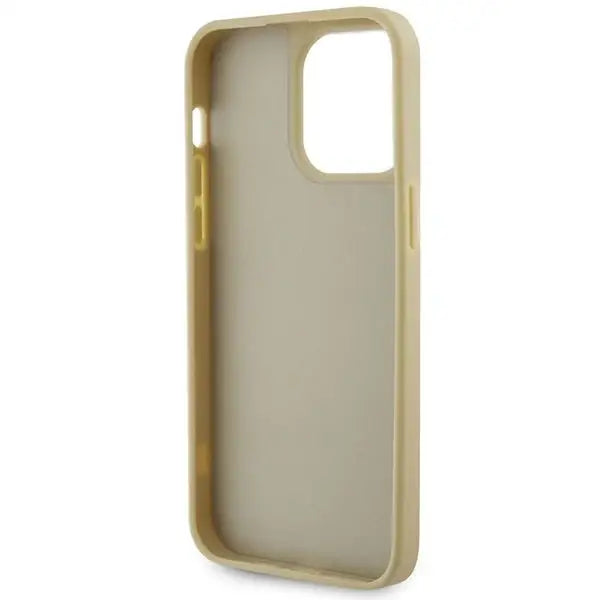 Guess GUHCP14XHDGTPD iPhone 14 Pro Max 6.7’’ gold/gold hardcase Rhinestone Triangle - Cell phone cases