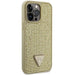 Guess GUHCP14XHDGTPD iPhone 14 Pro Max 6.7’’ gold/gold hardcase Rhinestone Triangle - Cell phone cases
