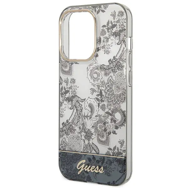 Guess GUHCP14XHGPLHG iPhone 14 Pro Max 6.7 ’gray / gray hardcase Porcelain Collection - Cell phone cases