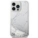 Guess GUHCP14XLCSGSGH iPhone 14 Pro Max 6.7’’ white/white hardcase Liquid Glitter Marble - Cell phone cases