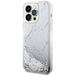 Guess GUHCP14XLCSGSGH iPhone 14 Pro Max 6.7’’ white/white hardcase Liquid Glitter Marble - Cell phone cases