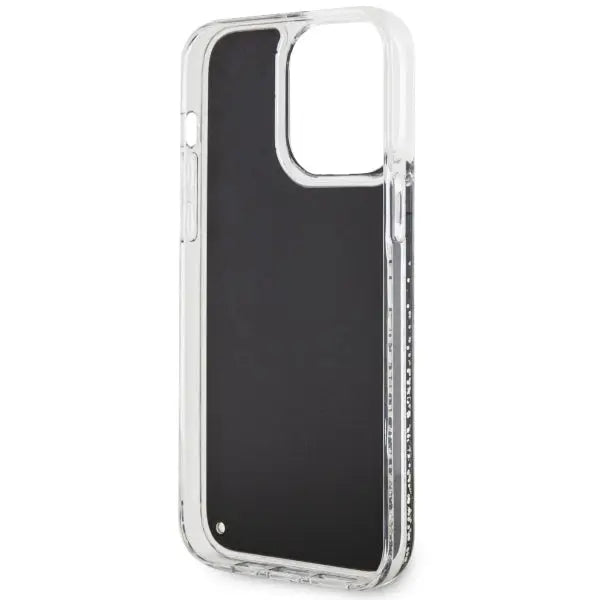 Guess GUHCP14XLCSGSGK iPhone 14 Pro Max 6.7’’ black/black hardcase Liquid Glitter Marble - Cell phone cases