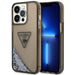 Guess GUHCP14XLFCTPK iPhone 14 Pro Max 6.7’’ black/black hardcase Liquid Glitter Palm Collection - Cell phone cases