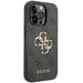 Guess GUHCP15L4GMGGR iPhone 15 Pro 6.1’’ gray/gray hardcase 4G Big Metal Logo - Cell phone cases and covers<<<HurtelXML