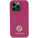 Guess GUHCP15LPS4DGPP iPhone 15 Pro 6.1’’ pink/pink hardcase Strass Metal Logo - Cell phone cases and covers<<<HurtelXML