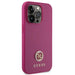 Guess GUHCP15LPS4DGPP iPhone 15 Pro 6.1’’ pink/pink hardcase Strass Metal Logo - Cell phone cases and covers<<<HurtelXML