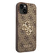 Guess GUHCP15M4GMGBR iPhone 15 Plus 6.7’’ brown/brown hardcase 4G Big Metal Logo - Cell phone cases