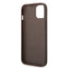 Guess GUHCP15MG4GFBR iPhone 15 Plus 6.7’’ brown/brown hard case 4G Metal Gold Logo - Cell phone cases