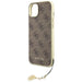 Guess GUHCP15MGF4GBR iPhone 15 Plus 6.7’’ brown/brown hardcase 4G Charms Collection - Cell phone cases