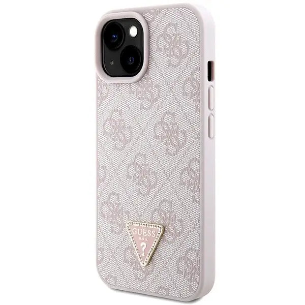 Guess GUHCP15MP4TDSCPP iPhone 15 Plus 6.7’’ pink/pink hardcase Crossbody 4G Metal Logo - Cell phone cases