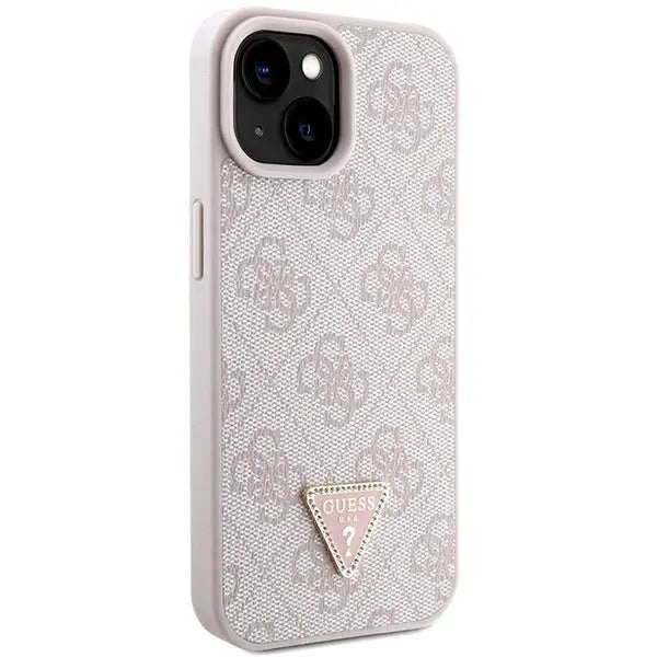 Guess GUHCP15MP4TDSCPP iPhone 15 Plus 6.7’’ pink/pink hardcase Crossbody 4G Metal Logo - Cell phone cases