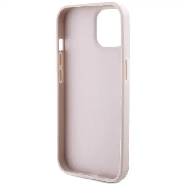 Guess GUHCP15MP4TDSCPP iPhone 15 Plus 6.7’’ pink/pink hardcase Crossbody 4G Metal Logo - Cell phone cases