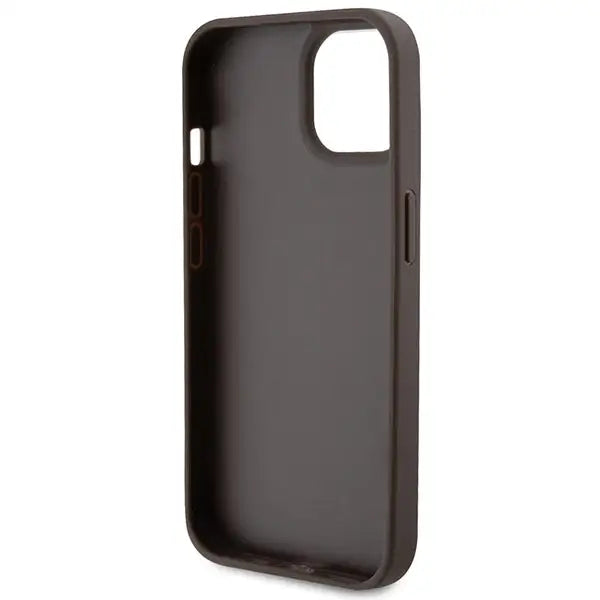 Guess GUHCP15MP4TDSCPW iPhone 15 Plus 6.7’’ brown/brown hardcase Crossbody 4G Metal Logo - Cell phone cases