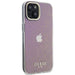 Guess GUHCP15SHDECMP iPhone 15 6.1’’ pink/pink hardcase IML Faceted Mirror Disco Iridescent - Cell phone cases