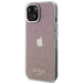 Guess GUHCP15SHDECMP iPhone 15 6.1’’ pink/pink hardcase IML Faceted Mirror Disco Iridescent - Cell phone cases