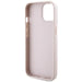 Guess GUHCP15SP4TDSCPP iPhone 15 6.1’’ pink/pink hardcase Crossbody 4G Metal Logo - Cell phone cases