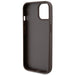 Guess GUHCP15SP4TDSCPW iPhone 15 6.1’’ brown/brown hardcase Crossbody 4G Metal Logo - Cell phone cases