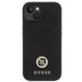 Guess GUHCP15SPS4DGPK iPhone 15 6.1’’ black/black hardcase Strass Metal Logo - Cell phone cases and covers<<<HurtelXML