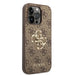 Guess GUHCP15X4GMGBR iPhone 15 Pro Max 6.7’’ brown/brown hardcase 4G Big Metal Logo - Cell phone cases
