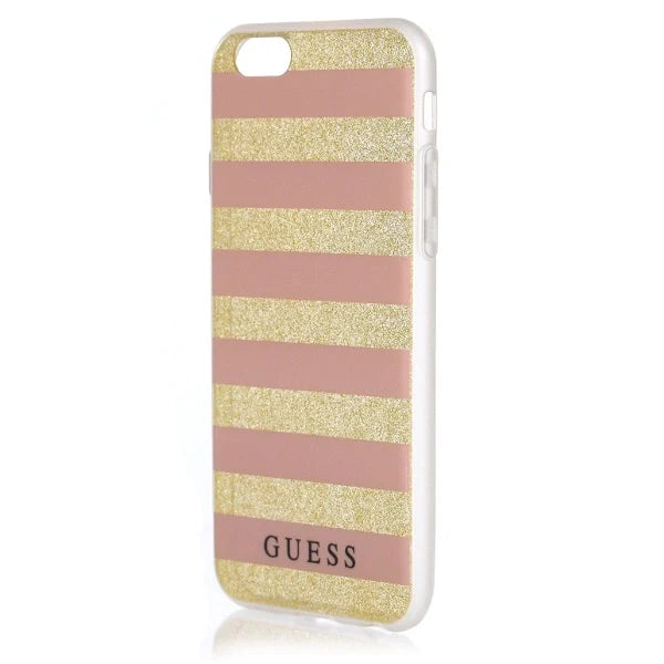Guess GUHCP6STGPI iPhone 6/6S pink hardcase Ethnic Chic Stripes 3D - Cell phone cases and covers<<<HurtelXML