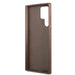 Guess GUHCS22LG4GFBR S22 Ultra S908 brązowy/brown hard case 4G Metal Gold Logo - Cell phone cases and covers<<<HurtelXML