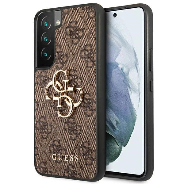 Guess GUHCS22S4GMGBR S901 S22 brązowy/brown hardcase 4G Big Metal Logo - Cell phone cases and covers<<<HurtelXML