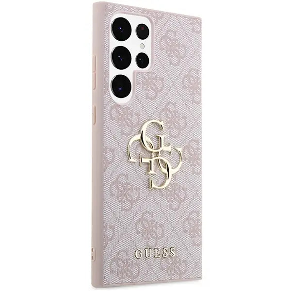 Guess GUHCS23L4GMGPI S23 Ultra S918 pink/pink hardcase 4G Big Metal Logo - Cell phone cases and covers<<<HurtelXML