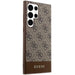 Guess GUHCS23LG4GLBR S23 Ultra S918 brown/brown hardcase 4G Stripe Collection - Cell phone cases and covers<<<HurtelXML