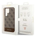 Guess GUHCS23LG4GLBR S23 Ultra S918 brown/brown hardcase 4G Stripe Collection - Cell phone cases and covers<<<HurtelXML