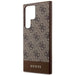 Guess GUHCS23LG4GLBR S23 Ultra S918 brown/brown hardcase 4G Stripe Collection - Cell phone cases and covers<<<HurtelXML